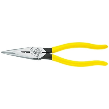 Klein Tools Heavy-Duty Long Nose Pliers, Alloy Steel, 8 7/16 in (1 EA / EA)