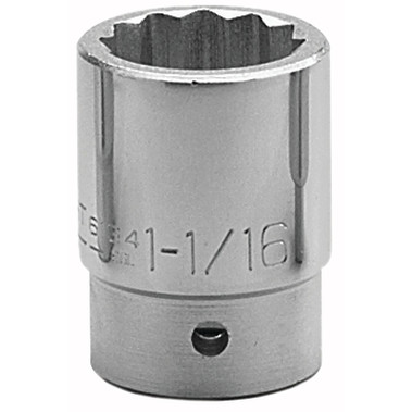Wright Tool 3/4" Dr. Standard Sockets, 3/4 in Drive, 1 13/16 in, 12 Points (1 EA / EA)