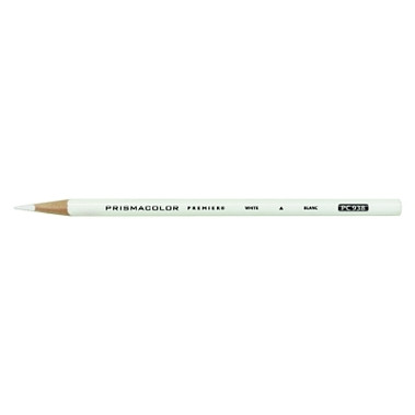 Prismacolor Thick Lead Art Pencil, Soft, White (12 EA / DOZ)