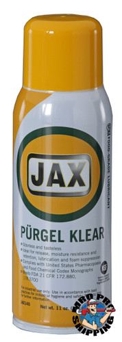 JAX #140 PURGEL KLEAR SANITARY LUBRICANT/ NSF H1, 08 oz. Tube, (12TB/CS)