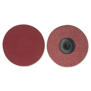 Merit Abrasives Ultra Ceramic Plus PowerLock Cloth Discs-Type III, 2 in Dia., 50 Grit (1 EA / EA)