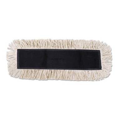 Boardwalk Disposable Dust Mop Head w/Sewn Center Fringe, Cotton/Synthetic, 36w x 5d, White (1 EA / EA)