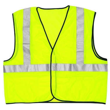 MCR Safety Class II Safety Vests, Large, Fluorescent Lime (1 EA / EA)