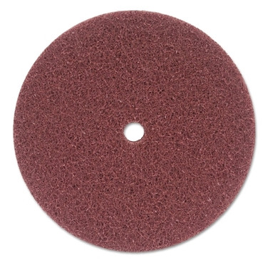 Merit Abrasives High Strength Buffing Disc, 8 in x 1/2 in, Very Fine, Aluminum Oxide, 3600 rpm, Maroon (1 EA / EA)