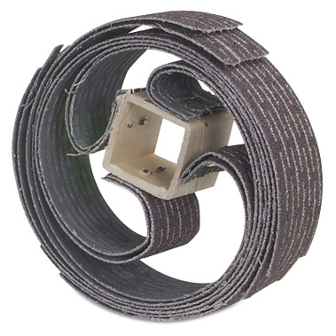 Merit Abrasives Sand-O-Flex Resin Bond Refill, Aluminum Oxide, 6-1/2 in dia, 120 Grit, 1 in W x 14 in L, Scored (1 EA / EA)