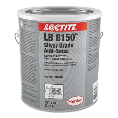 Loctite Silver Grade Anti-Seize Lubricant, 1 gal Can (1 GAL / GAL)