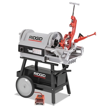 Ridgid Model 1224 Threading Machine, NPT, 1/4 in to 4 in Pipe Capacity, 220 V AC, Machine Only (1 EA / EA)