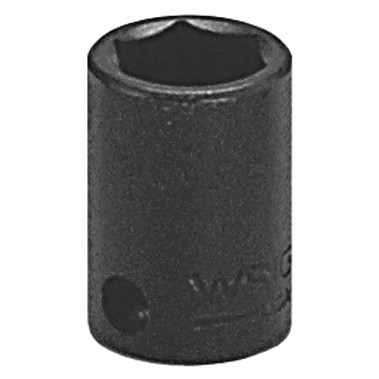 Wright Tool 3/8" Dr. Standard Impact Sockets, 3/8 in Drive, 1/2 in, 6 Points (1 EA / EA)