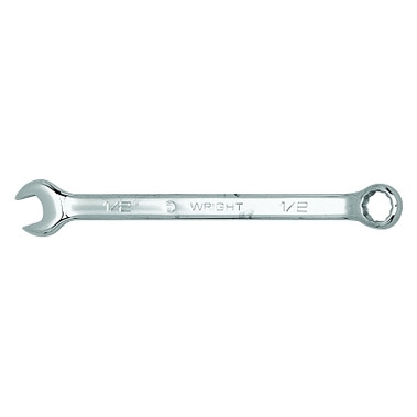 Wright Tool 12 Point Full Polish Combination Wrenches, 1/2 in Opening, 7 5/32 in (1 EA / EA)