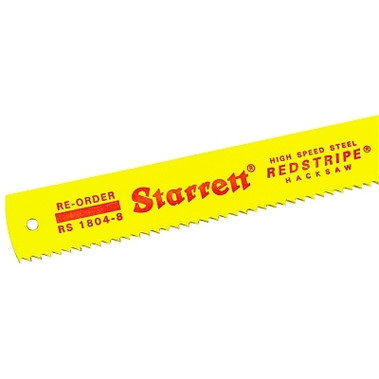 L.S. Starrett Redstripe HSS Power Hacksaw Blade, 22 in,  0,075 in Thick, 10 TPI (1 EA / EA)