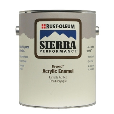 Rust-Oleum Sierra Performance Beyond Multi Purpose Acrylic Enamels, 1 Gal, White, Satin (2 GAL / CA)