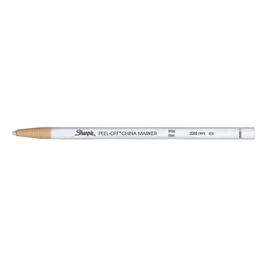 Sharpie China Marker, Bullet Tip, White (12 EA / DZ)