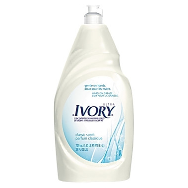Procter & Gamble Ivory Dish Detergent, Classic Scent, 24 oz Bottle (10 BO / CA)