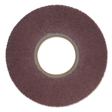 Merit Abrasives Non-Woven Flap Wheels with Arbor Hole Mount, 8 in, 180 Grit, 2,500 rpm (1 EA / EA)