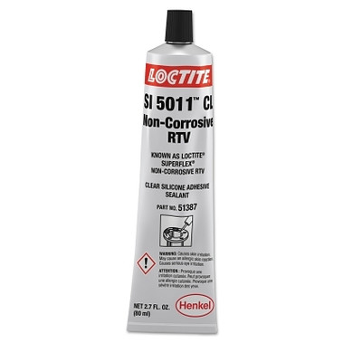 Loctite Superflex Non-Corrosive RTV, Silicone Adhesive Sealants, 80 mL Tube, Clear (1 TUBE / TUBE)