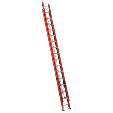 Louisville Ladder FE3200 Series Fiberglass Channel Extension Ladders, 32 ft, Class IA, 300 lb (1 EA / EA)