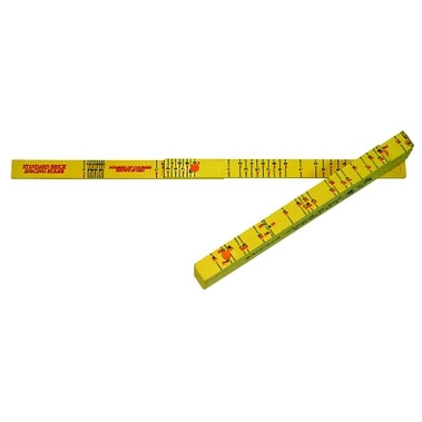 U.S. Tape Rhino Folding Rulers, 6 ft, Fiberglass, Modular Brick Spacing (6 EA / BOX)