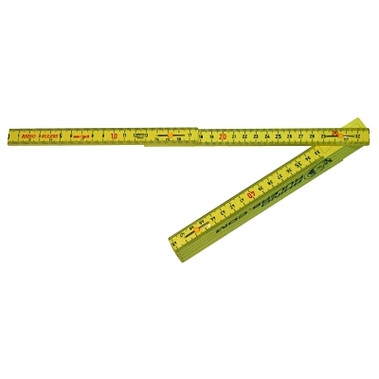 U.S. Tape Rhino Folding Rulers, 6 ft, Fiberglass, English/Metric (6 EA / BOX)