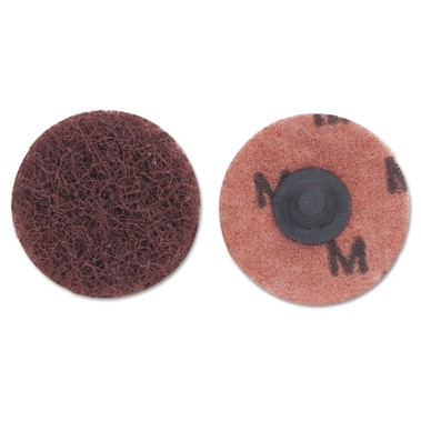 Merit Abrasives PowerLock Buffing Discs-Type III, 2", Medium (50 EA / BX)