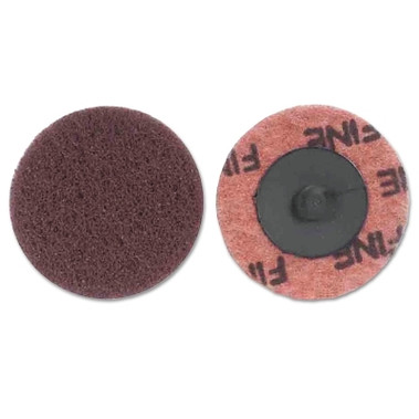 Merit Abrasives PowerLock Buffing Discs-Type III, 2", Fine (50 EA / BX)