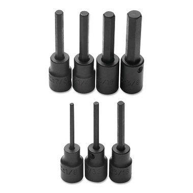 Proto 7 Pc. Hex Bit Impact Socket Set, 3/8 in Drive (1 SET / SET)