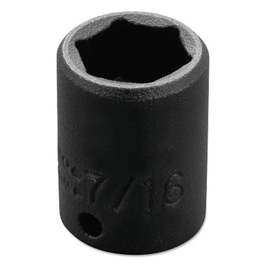 Proto Torqueplus Impact Sockets 1/4 in, 1/4 in Drive, 7/16 in, 6 Points (1 EA / EA)