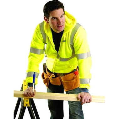 OccuNomix L OCCULUX HOOD SWEATSHIRT: YELLOW (1 EA / EA)