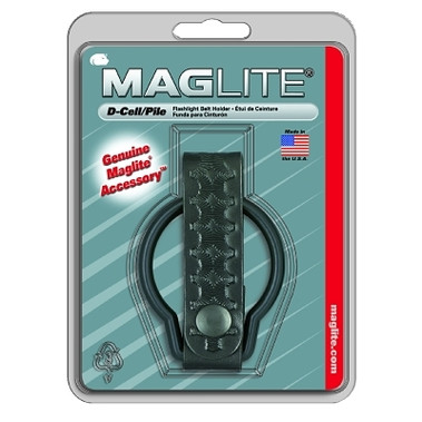 MAG-Lite Belt Holders, For Use With D-Cell Flashlights, Basketweave Leather, Black (12 EA / CS)