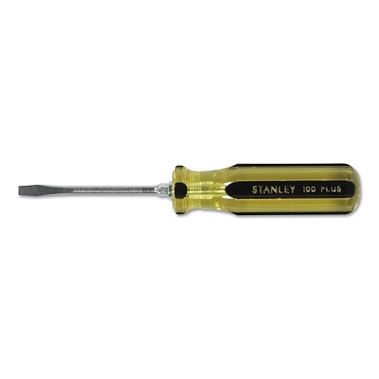 Stanley 100 Plus Round Blade Standard Tip Screwdrivers, 7/32 in, 6 3/4 in Long (1 EA / EA)