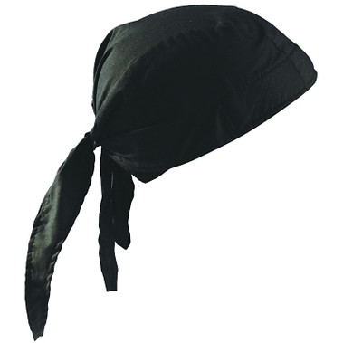 OccuNomix Tuff Nougies Deluxe Tie Hats, One Size, Black (1 EA / EA)
