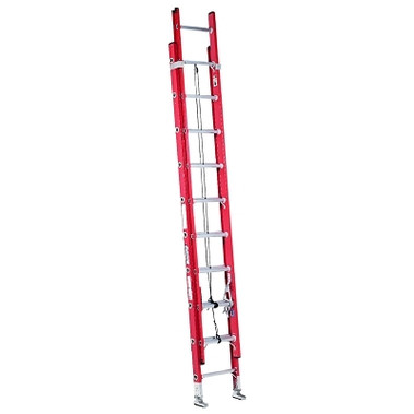 Louisville Ladder FE7000 Series Fiberglass Plate Connect Extension Ladders, 36ft, Class IA, 300 lb (1 EA / EA)