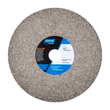 Norton Gemini Bench and Pedestal Wheels, Type 1, 8 in Dia., 36/46 Grit, Coarse Grade (1 EA / EA)