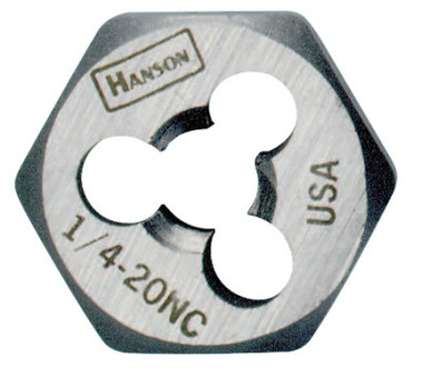 Stanley Products Re-threading Hexagon Fractional Dies Right & Left-hand (HCS) (1 EA/CT)