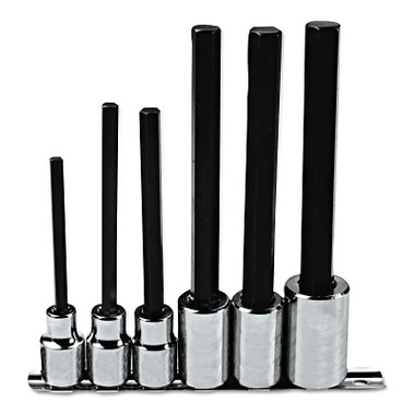 Proto 6 Piece Extra-Long Hex Bit Socket Sets, 1/2 in (1 SET / SET)