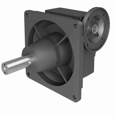 Hub City Cast Iron Single-Reduction Worm Reducer - 528 50/1 L WR 182TC