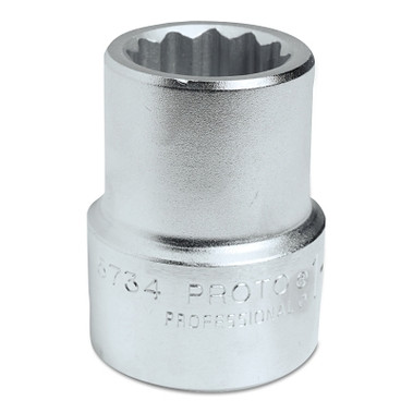 Proto Torqueplus Sockets 1 in, 1 in Drive, 1 1/2 in, 12 Points (1 EA / EA)