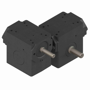 Hub City Cast Iron Double-Reduction Worm Reducer - 1301 150/1 WR SINGLE OUTPUT