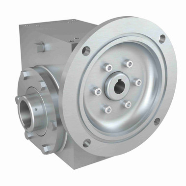 Hub City Stainless Steel Washdown Worm Reducer - SSW215 20/1 A WR 143TC 1.250