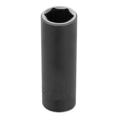 Proto Torqueplus Metric Deep Impact Sockets 3/8 in, 3/8 in Drive, 16 mm, 6 Points (1 EA / EA)