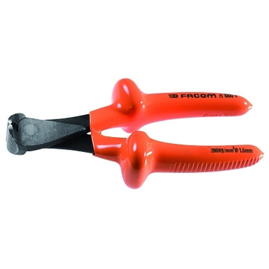 Facom Insulated End Cutters, 6 1/2 in, Burnished (1 EA / EA)