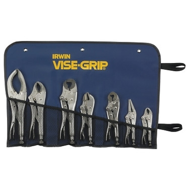 Irwin VISE-GRIP The Original 7-Pc Locking Plier Kitbag Set, 5 in; 6 in; (2) 7 in; (2) 10 in; 12 in (1 ST / ST)