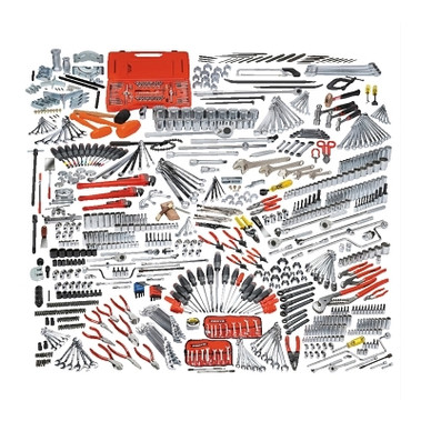 Proto 833 Pc Master Technician Maintenance Sets, w/Workstation J445442-14RD (1 ST / ST)