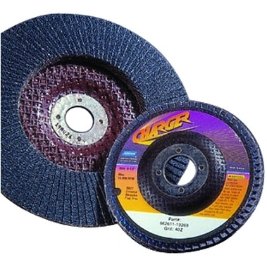 Norton Type 29 Flap Discs, 4 1/2 in, 60 Grit, 7/8 in Arbor, 13000 rpm (5 EA / BOX)