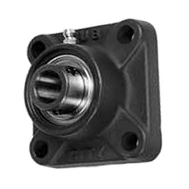 Hub City FB250UR X 1-7/16 FLG BLK BALL BEARING ; 1-7/16" BORE 4 BOLT CAST IRON HOUSING