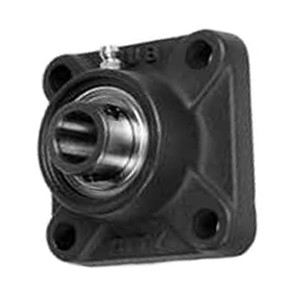 Hub City FB250UR X 1-1/8 FLG BLK BALL BEARING ; 1-1/8" BORE 4 BOLT CAST IRON HOUSING