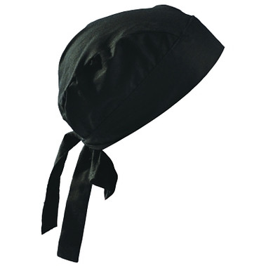 OccuNomix Tuff Nougies Regular Tie Hats, One Size, Black (1 EA / EA)