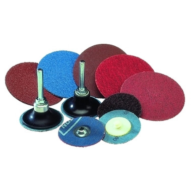 Norton Metalite Speed-Lok TS Coated-Cloth Discs, Aluminum Oxide, 2 in Dia., 36 Grit (100 EA / BOX)