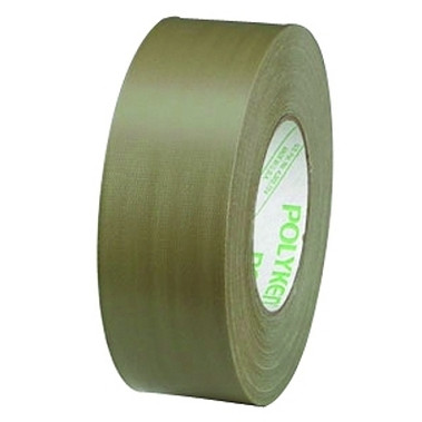 Polyken 231 Military Grade Duct Tape, 2 in x 60 yd x 12 mil, Olive Drab (24 ROL / CS)