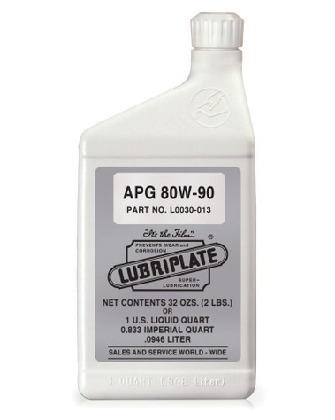 LUBRIPLATE APG-80W-90, 2lb. Bottle, (12 BTL/CS)