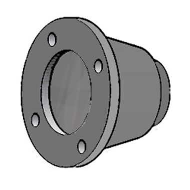 Hub City 0223-05967 450 ASSY, MOTOR FLANGE 182TC Service Part